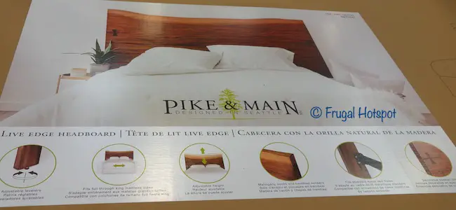 Pike & Main Live Edge Headboard Costco