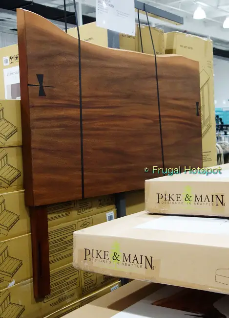 Pike and Main Live Edge Headboard | Costco Display