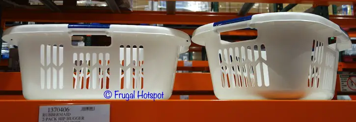 Rubbermaid Hip Hugger Laundry Basket Costco Display