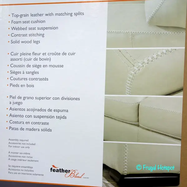 Simon Li Buckley Leather Loveseat Costco Simon Li Buckley Leather Loveseat Costco