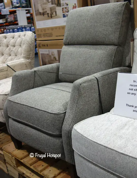 Synergy Home Lia Fabric Pushback Recliner Costco Display