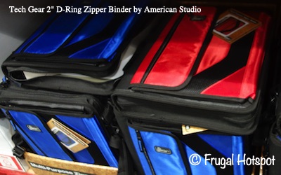 Tech Gear 2 D-Ring Zipper Binder by American Studio Costco