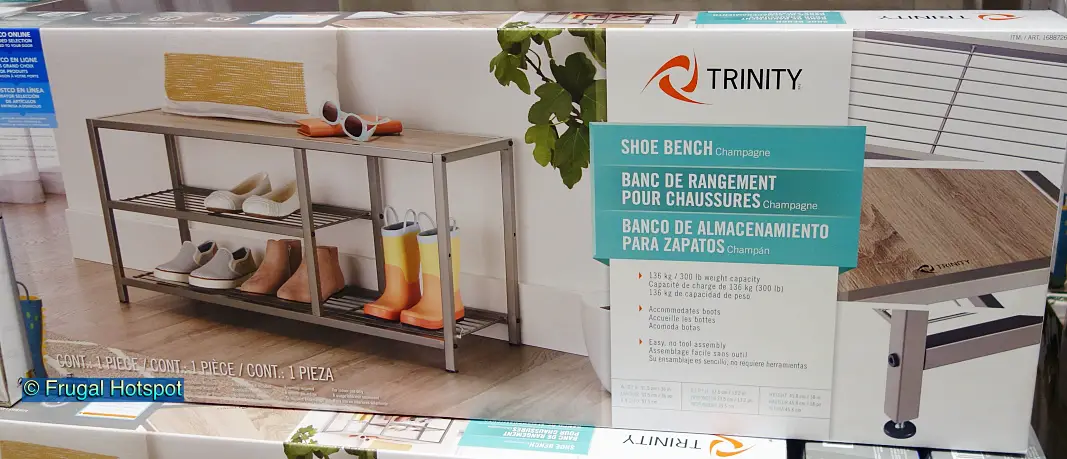 Trinity Shoe Bench with Boot Storage | Costco