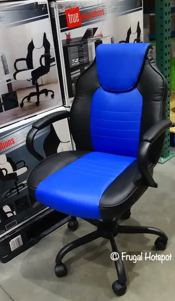 True Innovations Task Chair Black and Blue Costco