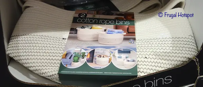 Vanderbilt Mesa Cotton Rope Bins Set Costco