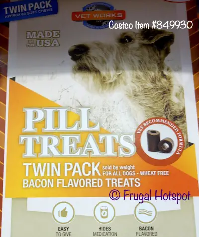 Vet Works Pill Treats Bacon Flavored Costco 849930 Vet Works Pill Treats Bacon Flavored Costco 849930