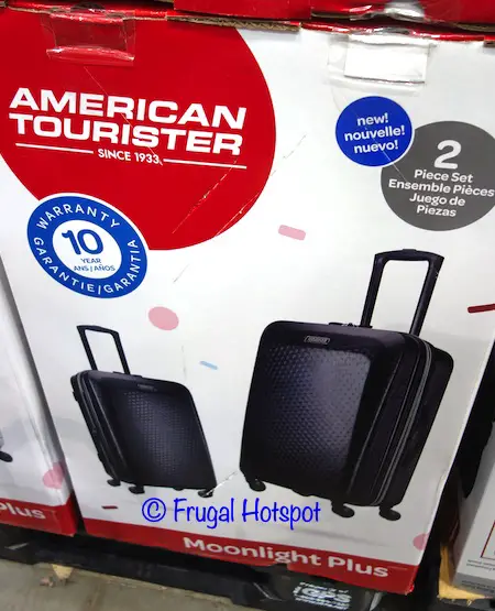 American Tourister Moonlight Plus Hardside Spinner Set 2-Piece | Costco