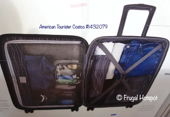 American Tourister Moonlight Plus Hardside Spinner Set 2-Piece Interior | Costco