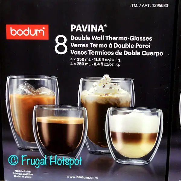 Bodum Pavina Double Wall Thermo-Glasses 8-Pack | Costco