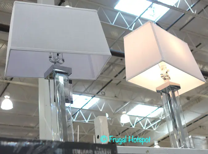 Bridgeport Designs Crystal Panel Table Lamp Costco Display