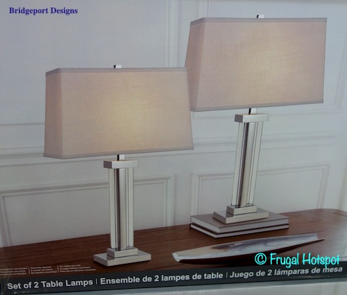 Bridgeport Designs Crystal Panel Table Lamp Costco Bridgeport Designs Crystal Panel Table Lamp Costco