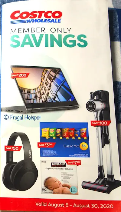 Costco Coupon Book AUGUST 2020 Cover