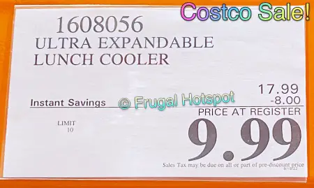 Costco Sale Price | Titan Deep Freeze Expandable Lunch Box