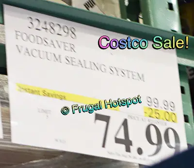 FoodSaver FM2900 Vacuum Sealer | Costco Sale Price