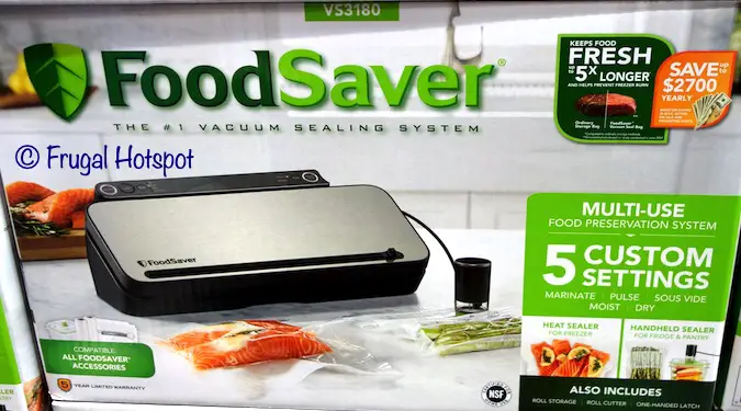 FoodSaver VS3180 Automatic Vacuum Sealing System Costco