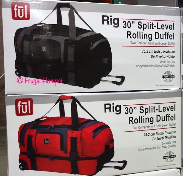 Costco Sale Ful Rig Deluxe 30" Rolling Duffel 34.99
