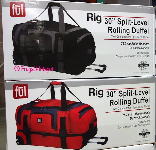 Ful Rig Deluxe 30 Rolling Duffel Costco Ful Rig Deluxe 30 Rolling Duffel Costco