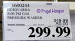 Husqvarna Gas Pressure Washer Costco Sale price