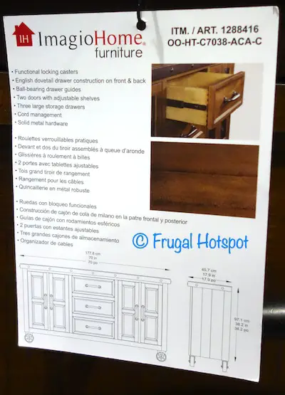 Imagio Home Severus 69 Accent Console Description Costco Imagio Home Severus 69 Accent Console Description Costco