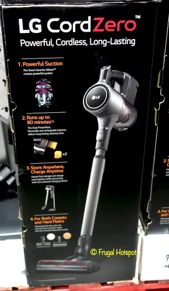 LG CordZero A9 Cordless Stick Vacuum Box Costco LG CordZero A9 Cordless Stick Vacuum Box Costco