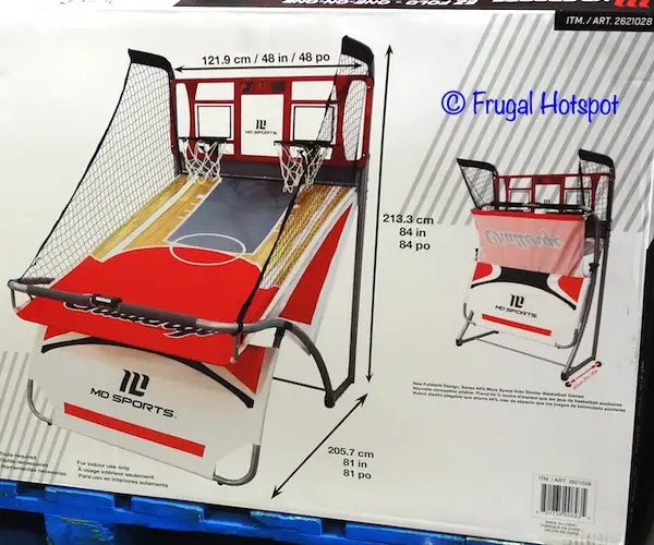 MD Sports EZ Fold Arcade Basketball Game | Costco