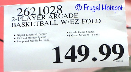 MD Sports EZ Fold Arcade Basketball Game | Costco Price