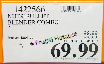 Nutribullet Blender | Costco Sale Price
