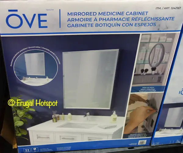 Ove Decors Carlow Mirrored Medicine Cabinet Costco