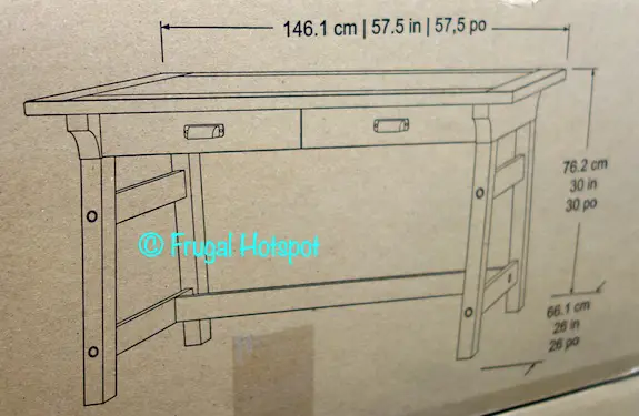 Pike and Main 57 Writing Desk Dimensions Costco Pike and Main 57 Writing Desk Dimensions Costco