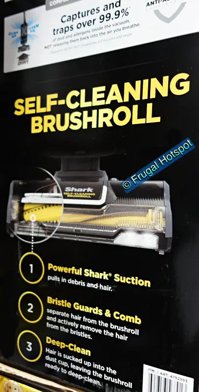Self Cleaning brushroll | Shark vac | Costco 4752553