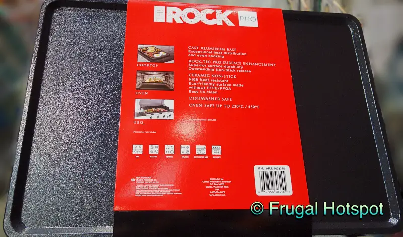 The Rock Pro Reversible Grill - Griddle | Costco Display 2