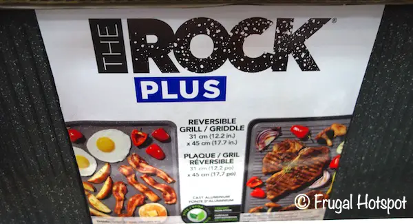 The Rock Reversible Grill Griddle Pan Costco