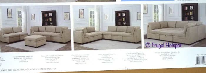 Thomasville 6-Piece Modular Fabric Sectional Arrangement Costco