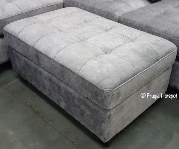 Thomasville Kylie Fabric Sectional Ottoman Costco Display
