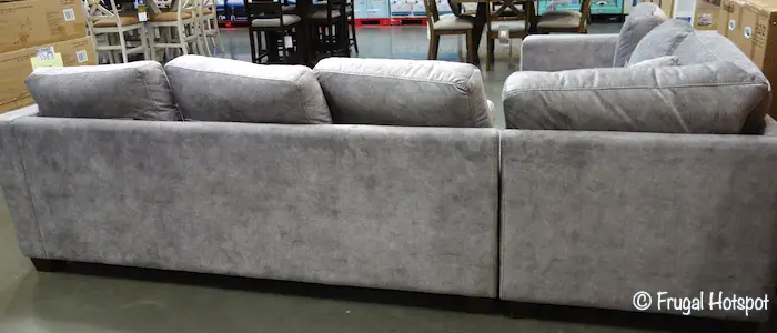 Thomasville Kylie Fabric Sectional Rear View Costco Display Thomasville Kylie Fabric Sectional Rear View Costco Display