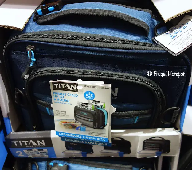 Titan Ultra Expandable Lunch Cooler Blue Costco Titan Ultra Expandable Lunch Cooler Blue Costco
