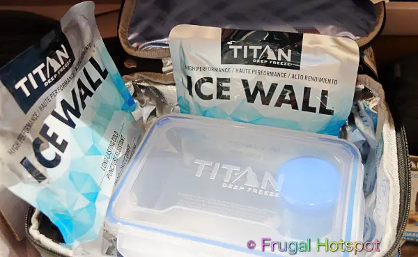 Titan Ultra Expandable Lunch Cooler | interior view | Costco Display