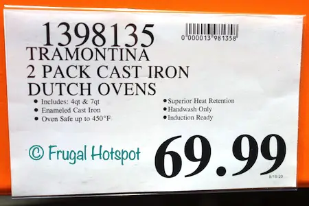 Tramontina Cast Iron Dutch Oven Costco Price