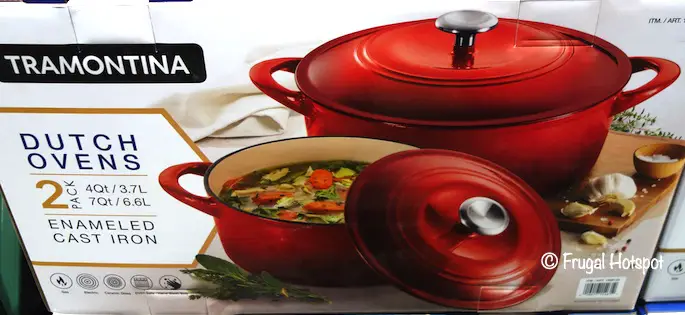 Tramontina Cast Iron Dutch Oven Red Costco