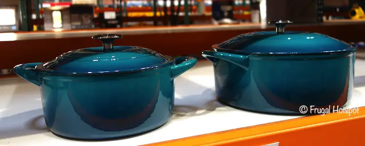 Tramontina Cast Iron Dutch Oven Teal Costco Display