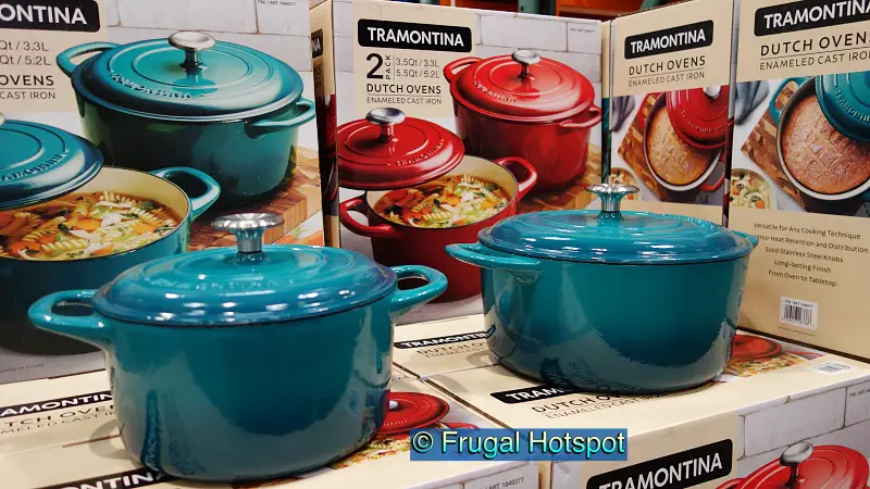 costco tramontina 2 piece enameled cast iron dutch oven｜TikTok Search