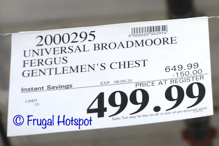 Universal Broadmoore Fergus Gentlemen's Chest Costco Sale Price Universal Broadmoore Fergus Gentlemen's Chest Costco Sale Price