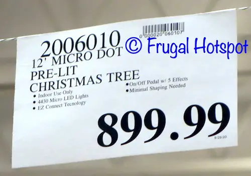 12' Pre-Lit Artificial Christmas Tree | Costco Price