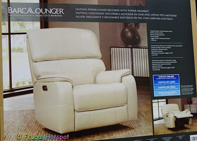 Barcalounger Leather Power Recliner at Costco! Frugal Hotspot