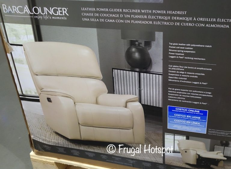 Barcalounger Leather Power Recliner at Costco! Frugal Hotspot