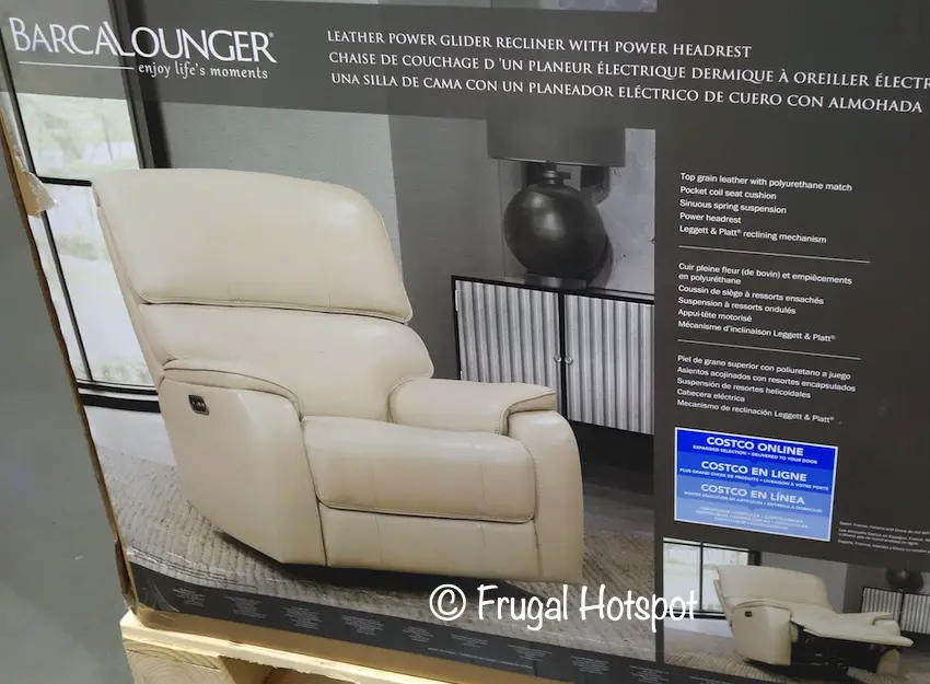 Barcalounger Leather Power Recliner | Costco