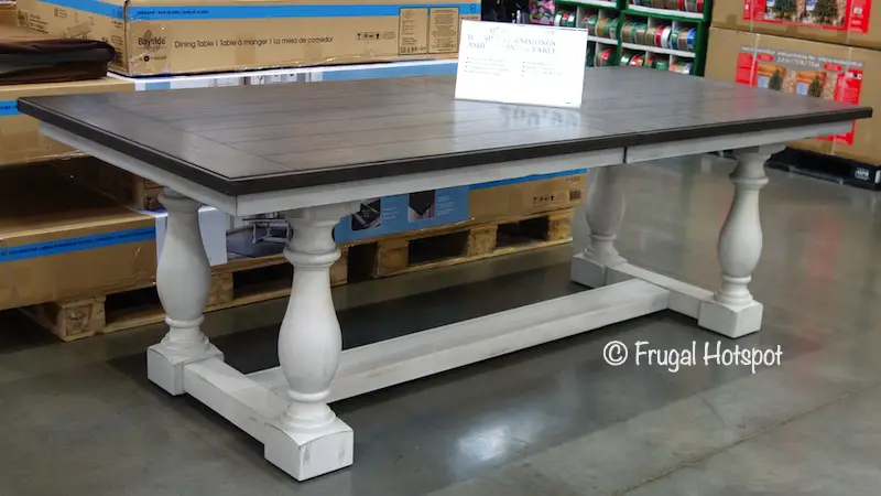 Bayside Furnishings Ashlyn Dining Table | Costco Display