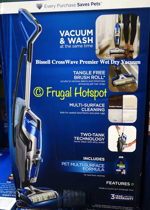 Bissell CrossWave Premier Wet Dry Vacuum | Costco