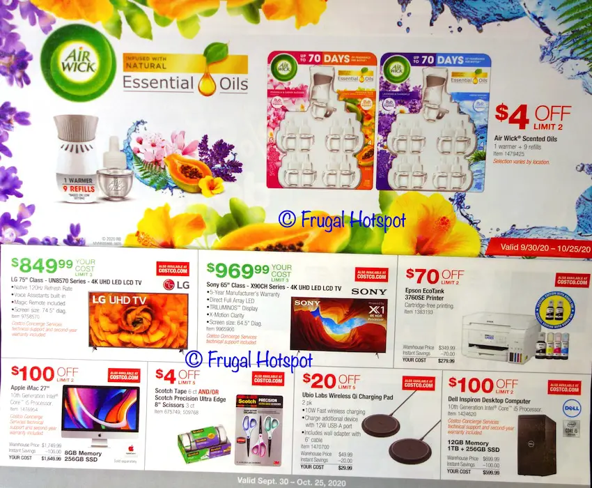 Costco OCTOBER 2020 Coupon Book | Page 4