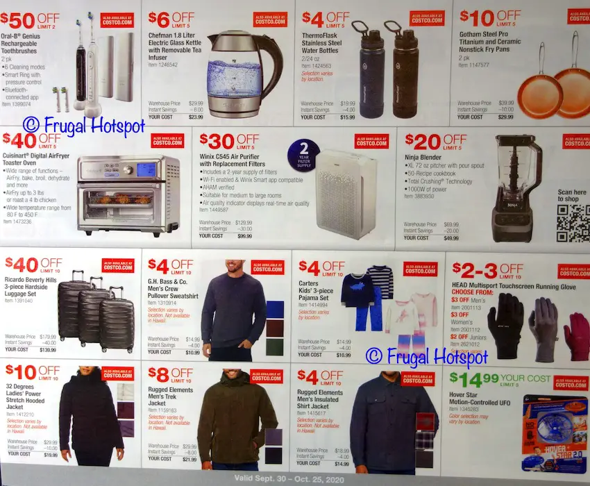 Costco OCTOBER 2020 Coupon Book | Page 6